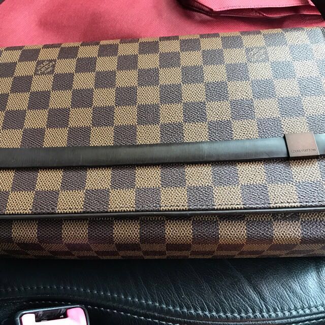 Authentic LV Tribeca Carre Damier Ebene, Luxury, Bags & Wallets on Carousell