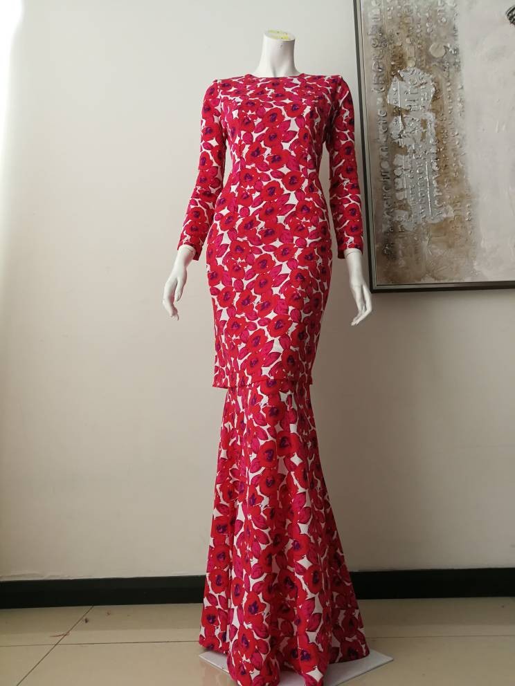 Baju kurung moden princess cut Clearance