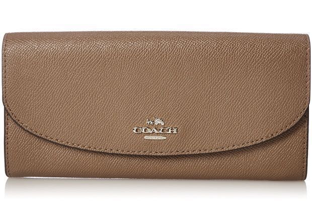 BN Coach Long Wallet leather slim envelope cellphone WALLET F54009 in IM Saddle Luxury Bags Wallets on Carousell