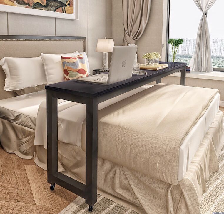 Across the bed shop table
