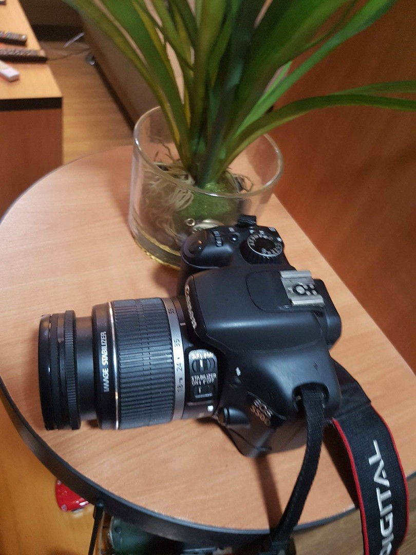 Canon 550D (Category: Cameras) located in Antipolo. Submitted by satisfactorylemon (Listing ID 164595249, Image 2). Description: Canon 550 Complete w user manual, cd's, and cords Battery in good condition Comes w 18-55mm stabilizer lens.