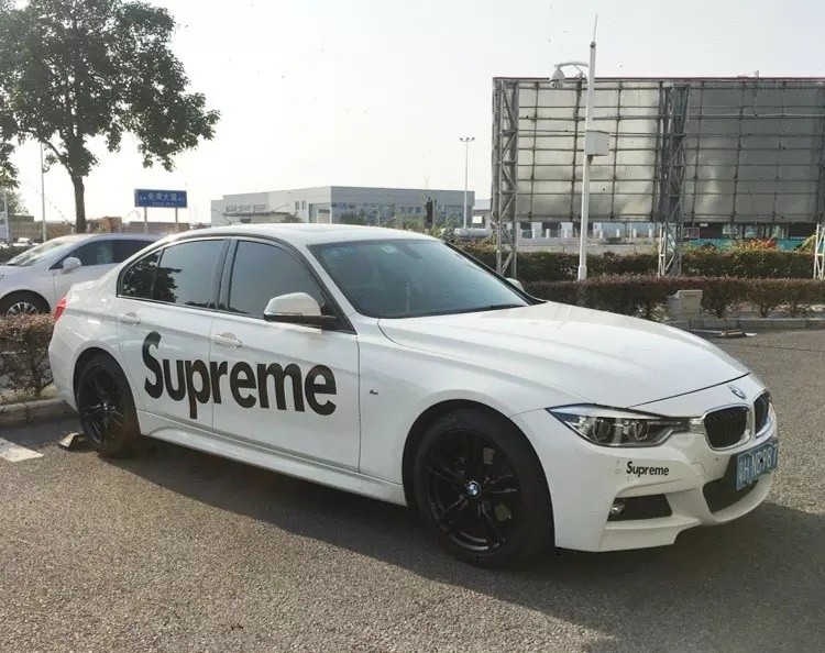 supreme car stickers, Auto Accessories on Carousell