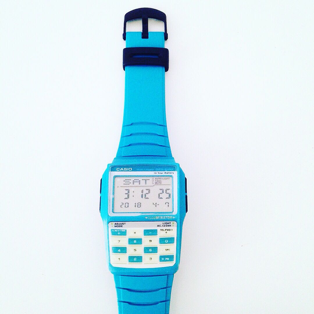 CASIO DATABANK DBC32 MONDOSTYLE08 BLUE Men s Fashion Watches