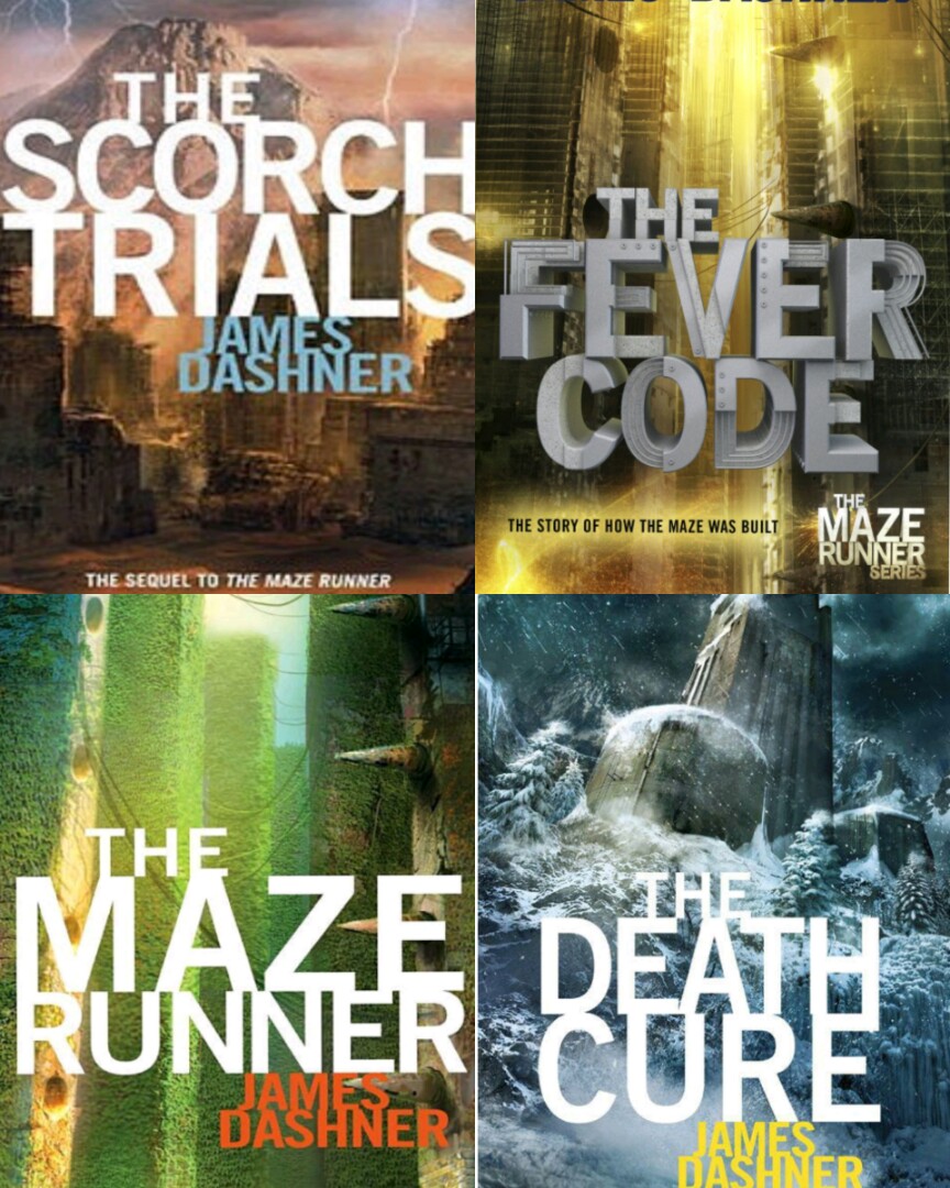 Ebook Maze Runner Series By James Dashner Books Stationery