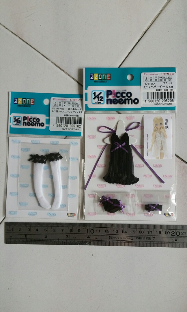 black baby doll set