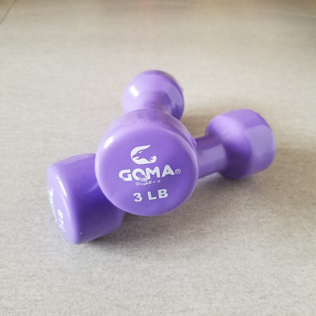 3 lb dumbbell set