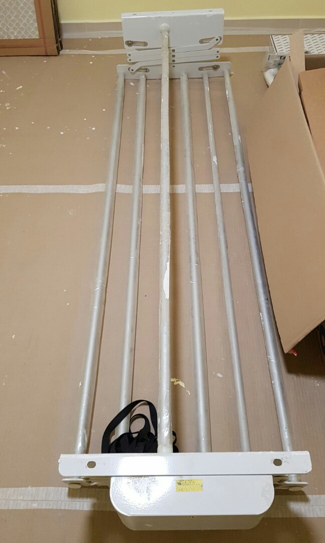 HDB Clothes Hanger Rack Pulley System, Furniture & Home Living