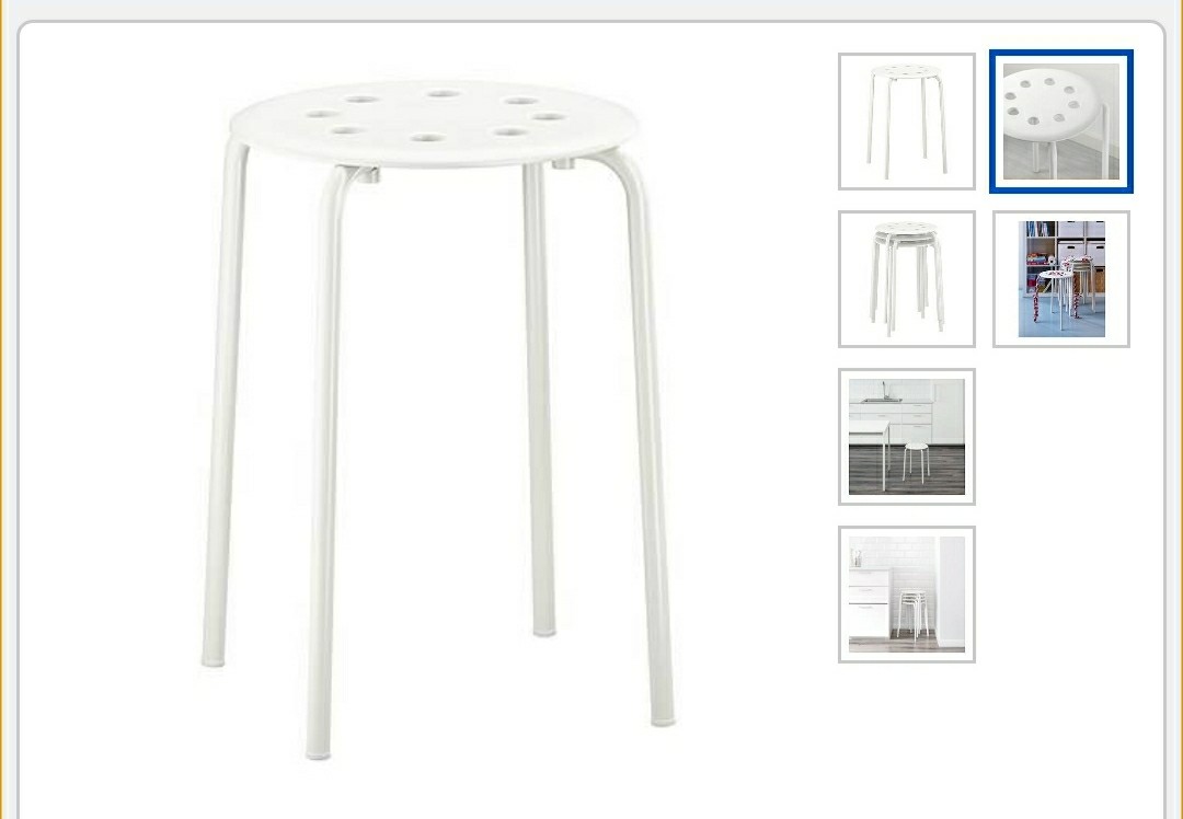 Ikea stool, Furniture & Home Living, Furniture, Chairs on Carousell