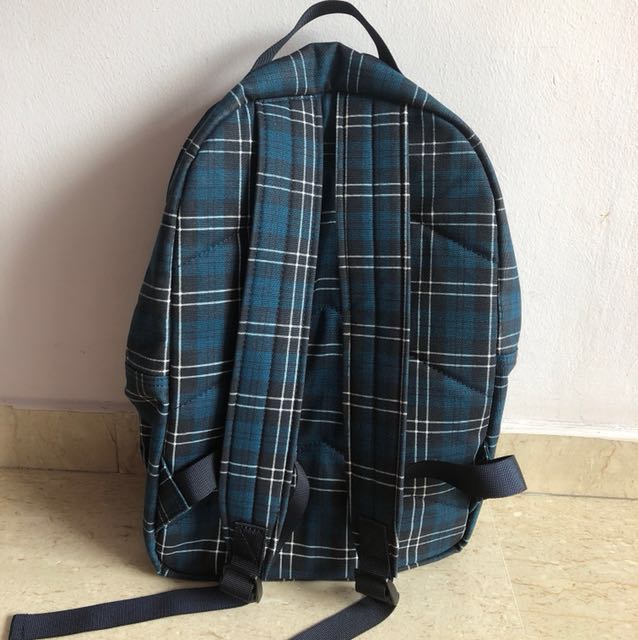 Jack wills tartan backpack top