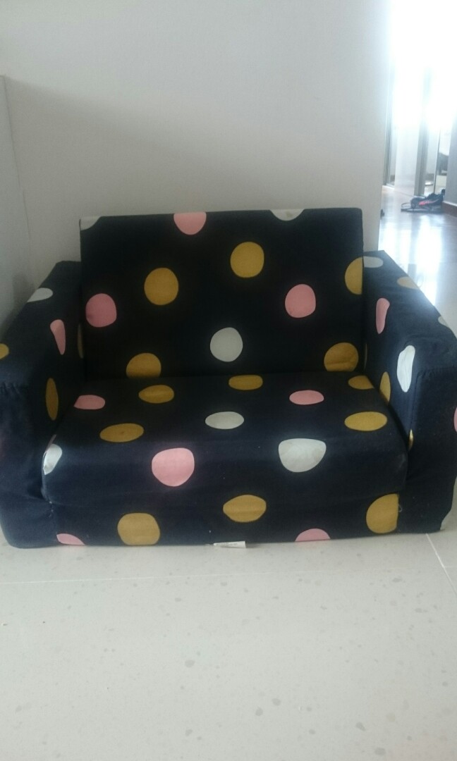 Kids Fold Out Couch, Babies & Kids, Baby Nursery & Kids Furniture, Kids'  Tables & Chairs On Carousell