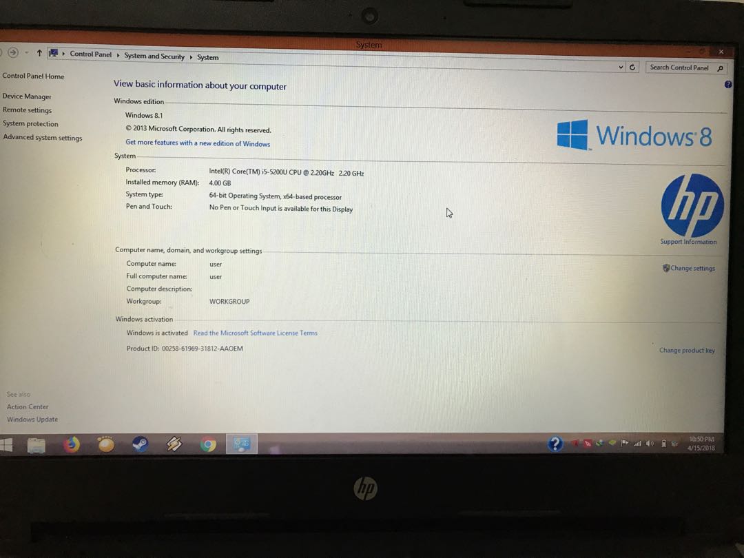 Laptop Hp icore 5 AMD radeon, Elektronik, Komputer, Desktop di Carousell