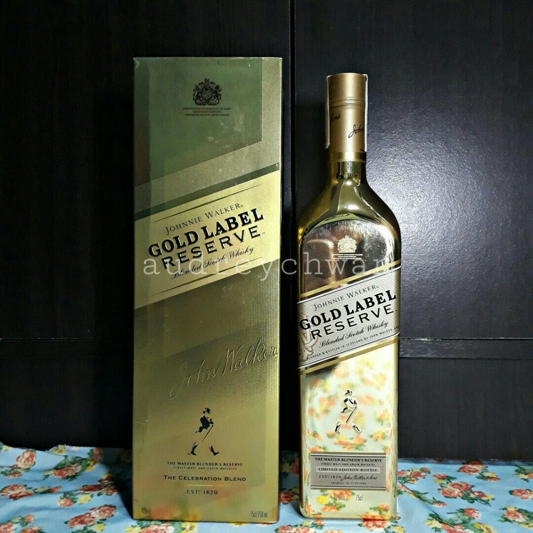 Limited Edition Johnnie Walker Gold Label, Food & Drinks ...