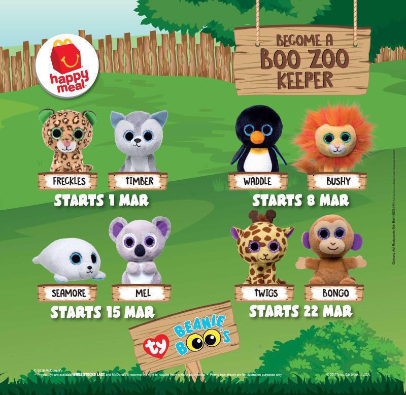 Beanie boo happy meal 2019 sale