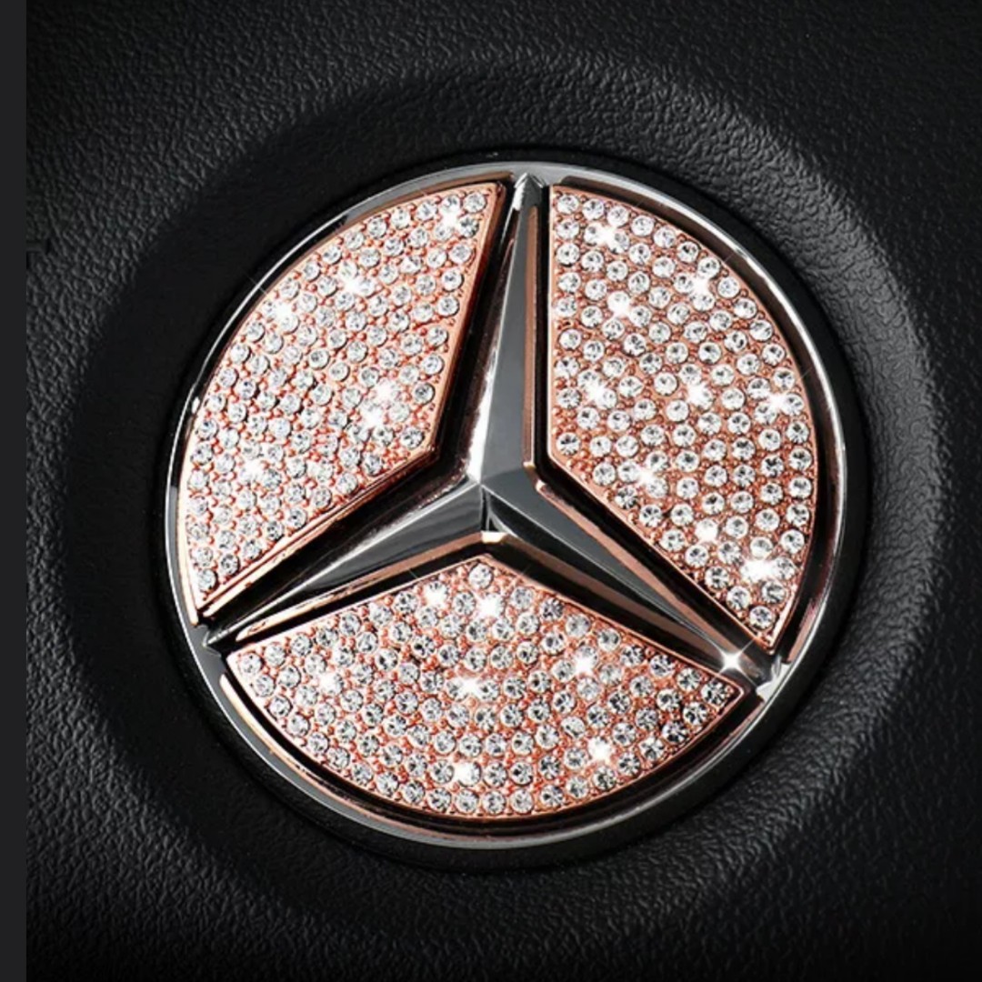 Mercedes Benz Crystal Bling Car Accessories on Carousell