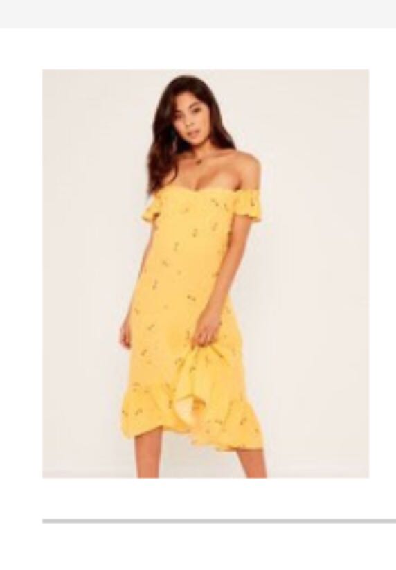 Off Shoulder Midi Dress Glassons Women s Fashion Clothes on