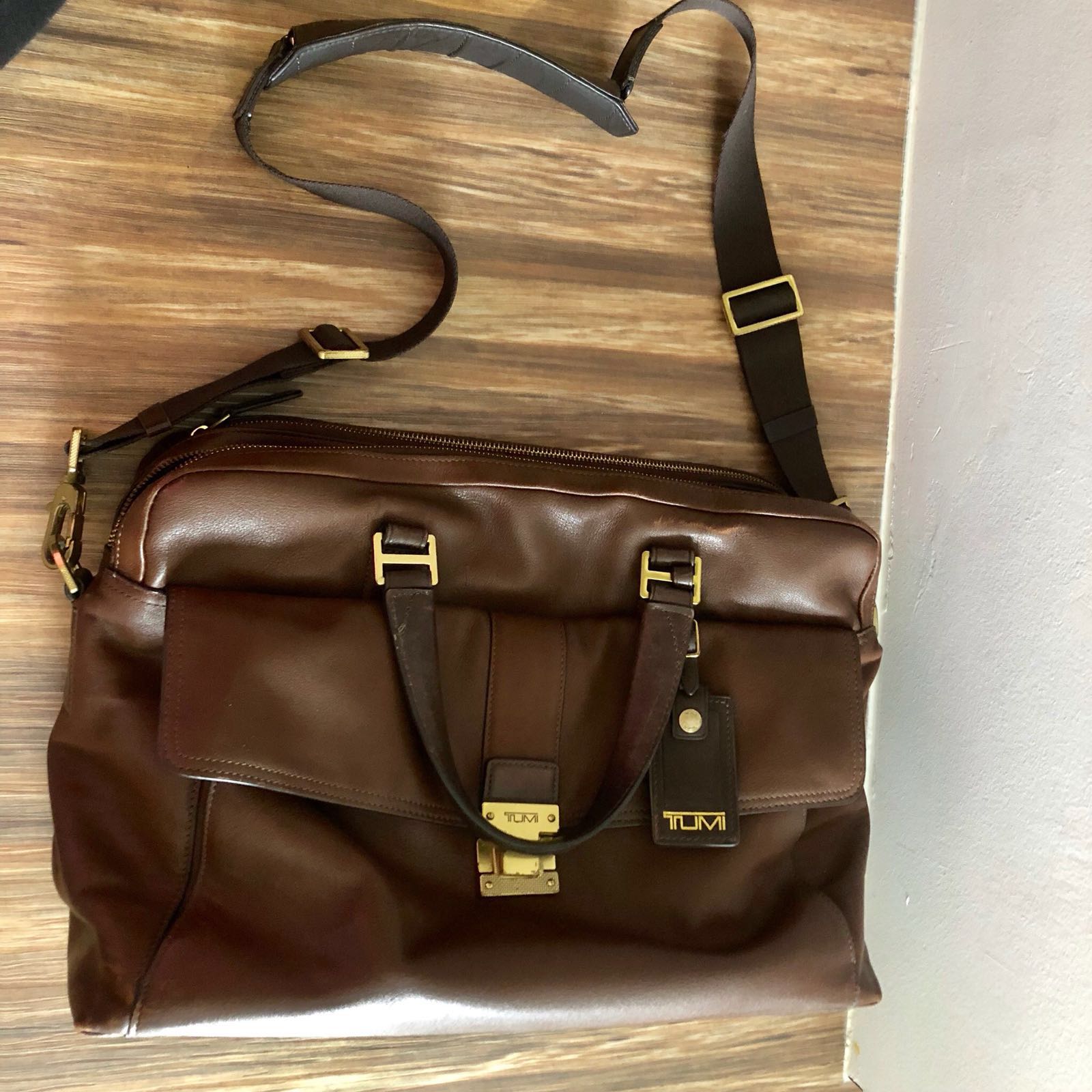 値下げ❗️TUMI 【 BEACON HILL】レザー ジェットセッター