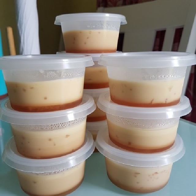 harga puding karamel bekas kecil