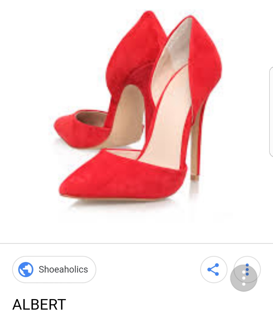 SALE Red Suede Heels Kurt Geiger size 36 Women s Fashion