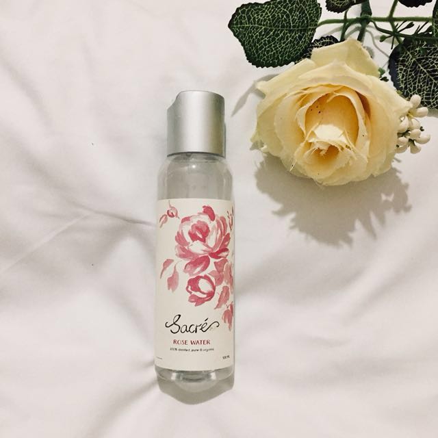Sacre 100 Organic Rose Water Kesehatan Kecantikan Kulit Sabun Tubuh Di Carousell
