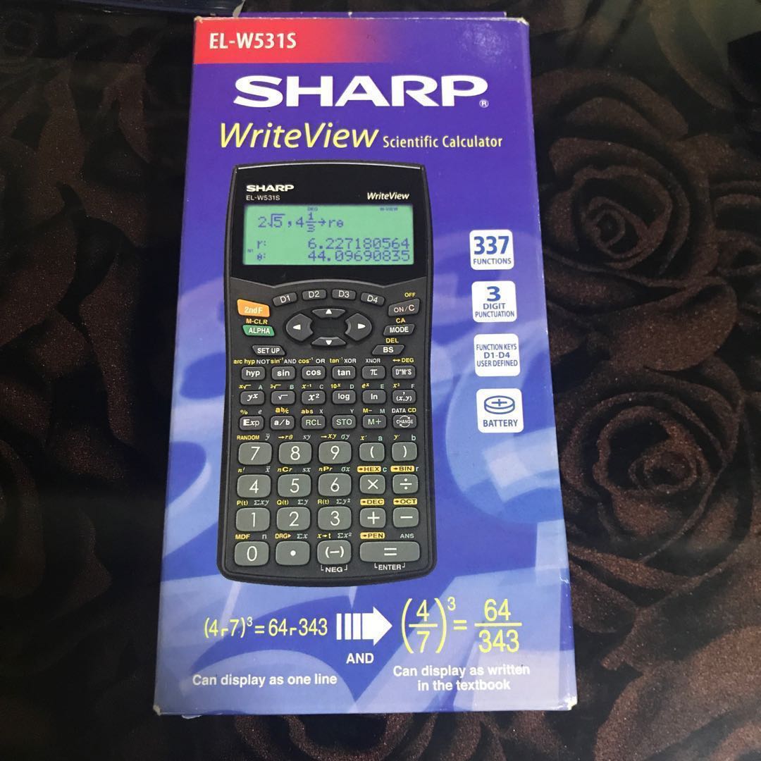 Sharp Scientific Calculator Electronics Others On Carousell