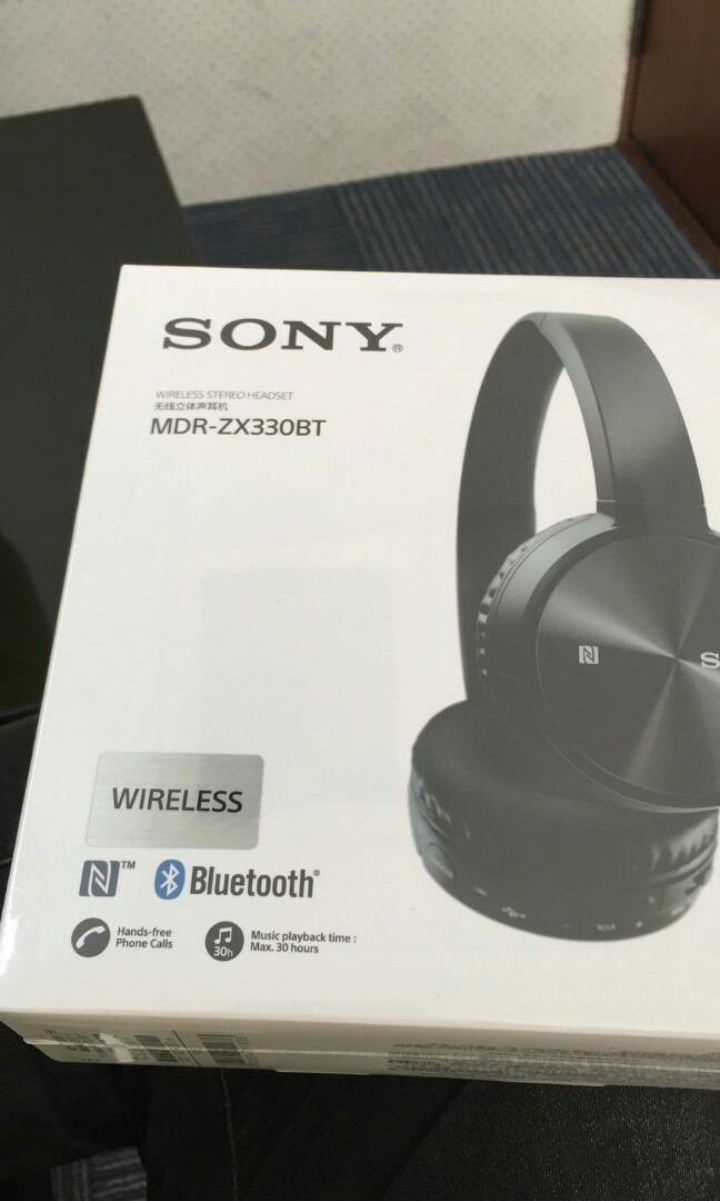 Sony MDR ZX330 BT wireless stereo headset, Audio, Headphones \u0026 Headsets on  Carousell