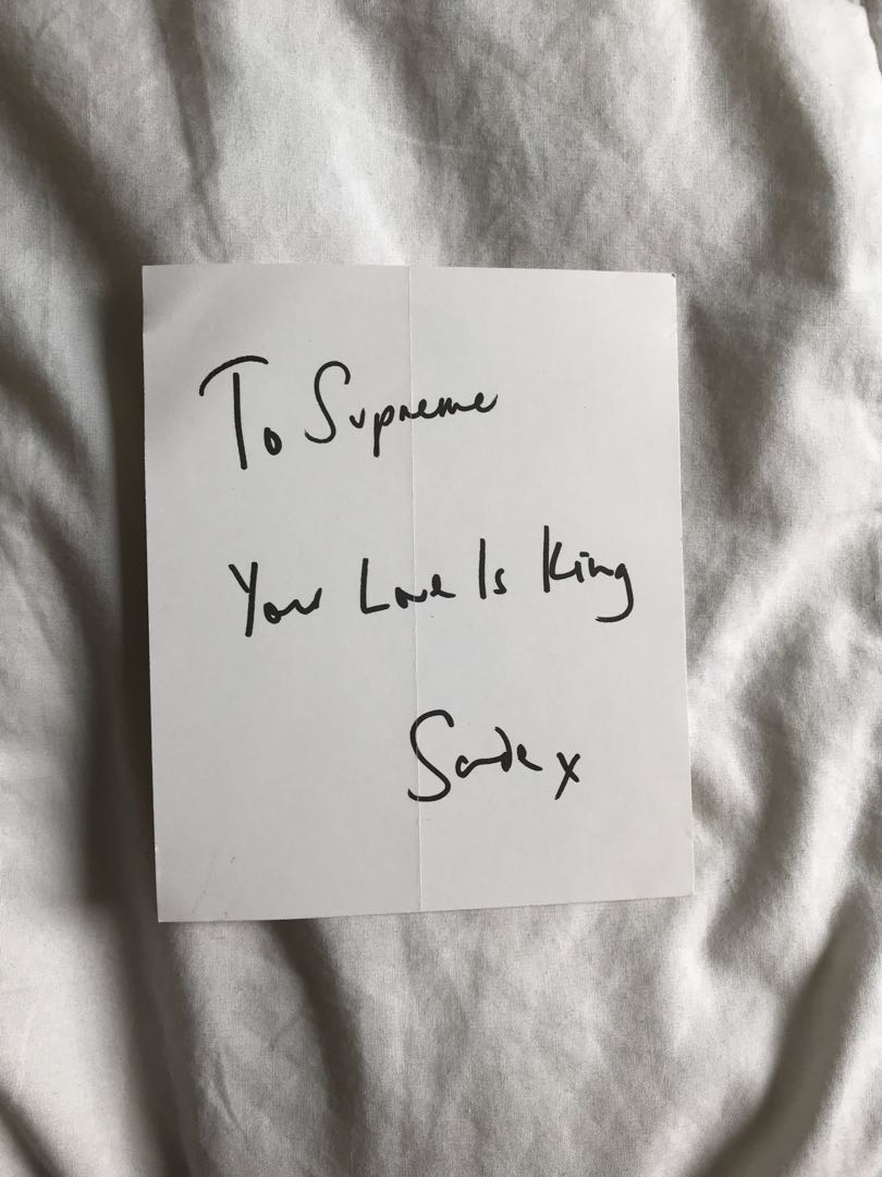 supreme sade sticker