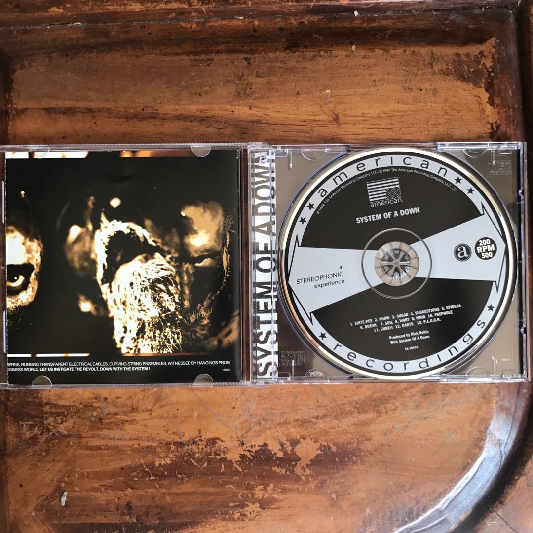 System of a best sale down 1998 album