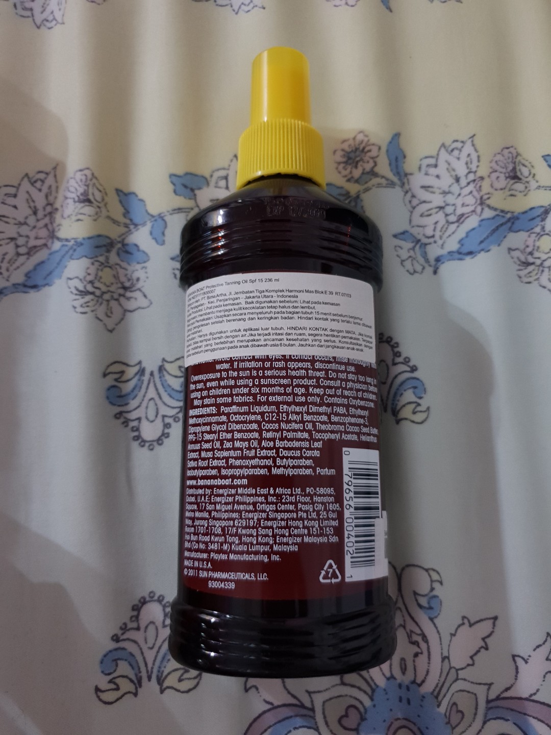 Tanning Oil Banana Boat, Health & Nutrition, Health Supplements