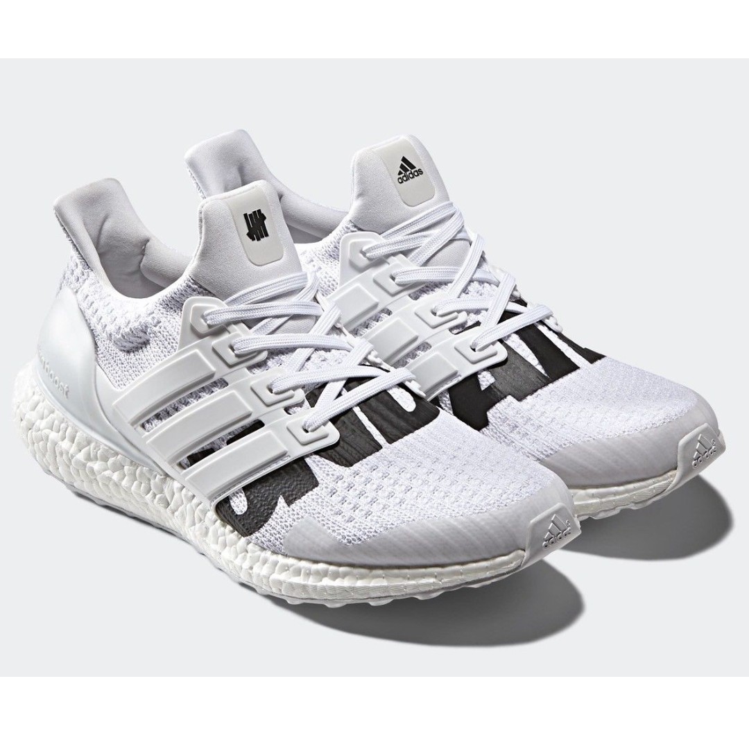 undefeated ultra boost white