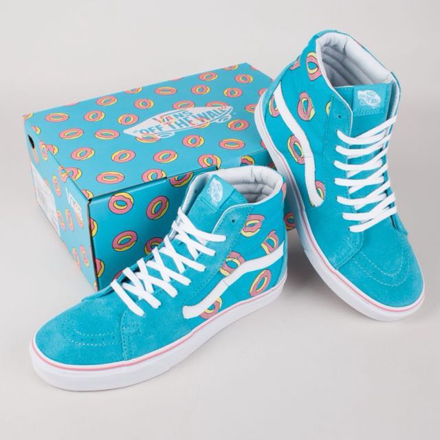 Scorch angivet forråde Vans x Odd Future SK8-HI 'OF Donut' (Scuba Blue), Men's Fashion, Footwear,  Sneakers on Carousell
