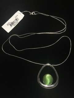 Lumiere Green Silver Necklace RRP$69.95