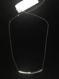 Lumiere Silver Crystal Necklace RRP$49.95