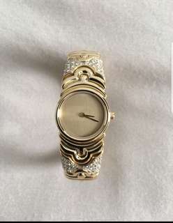 Bvlgari full gold and diamonds