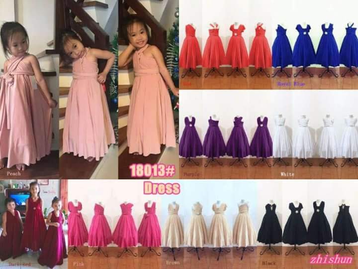 infinity dress design for kids