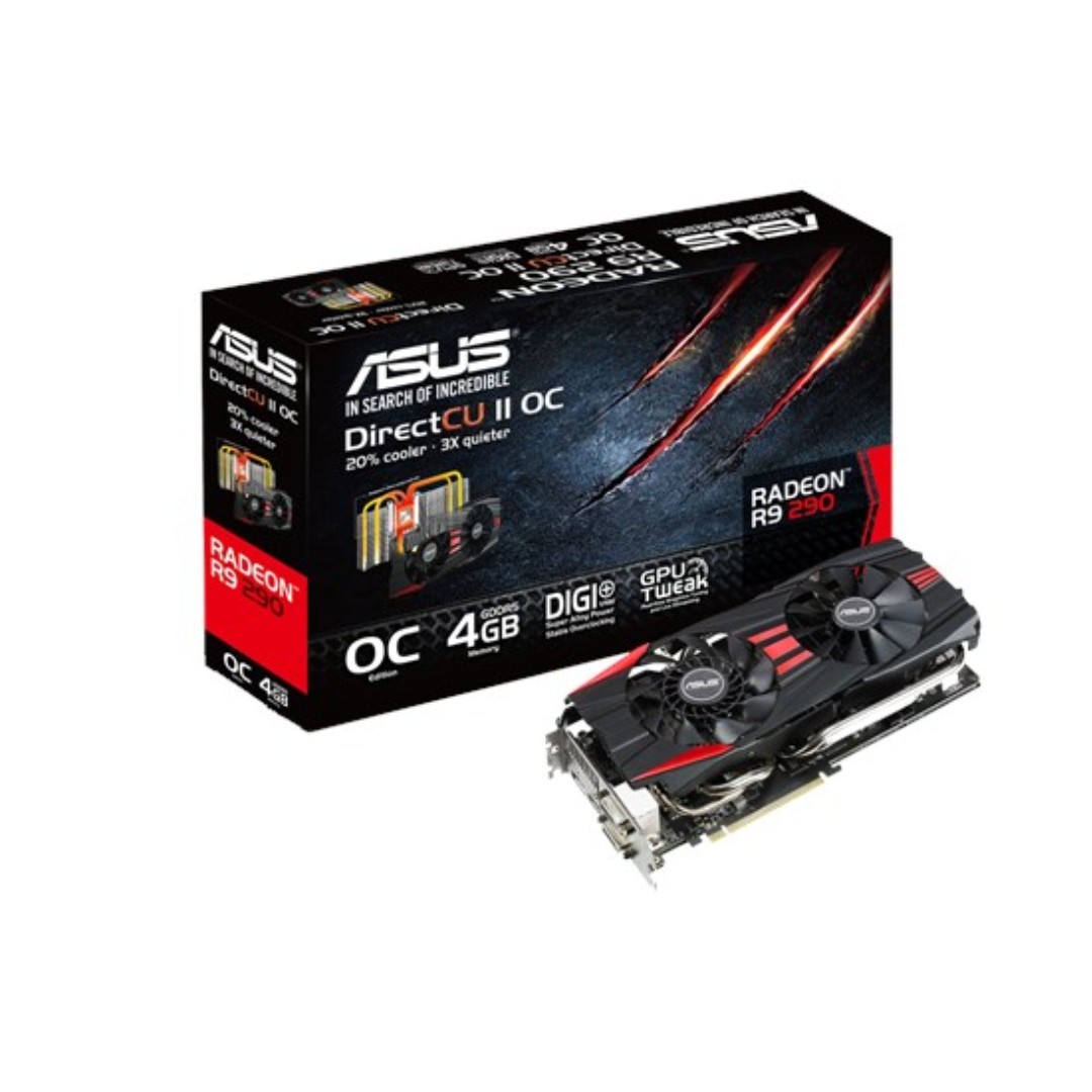 Asus Amd Radeon R9 290 4gb Gddr5 Electronics Computer Parts Accessories On Carousell