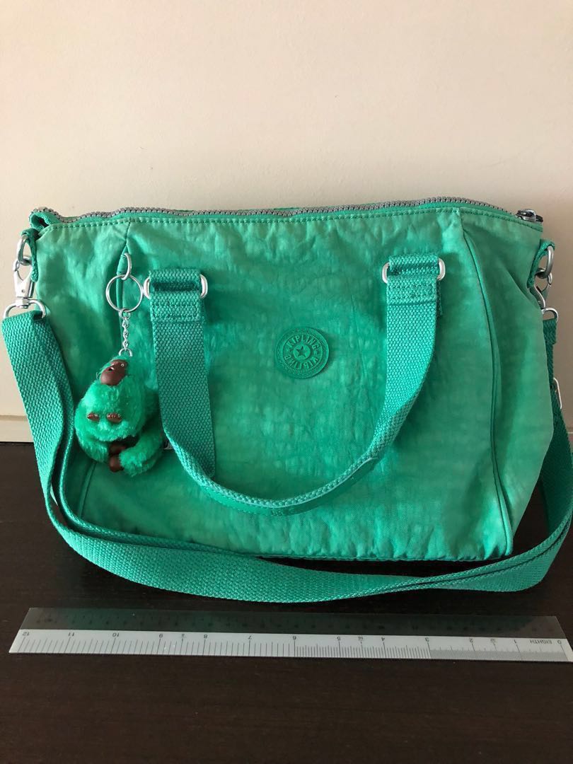 green kipling bag