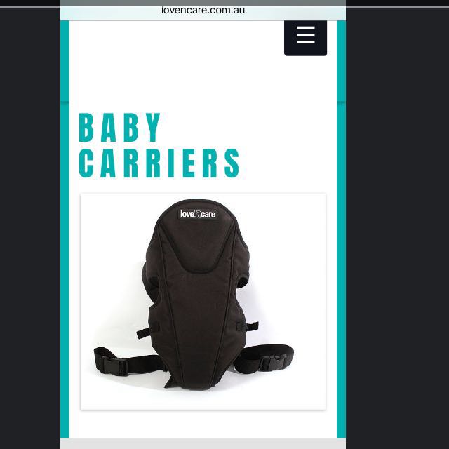 love n care baby carrier