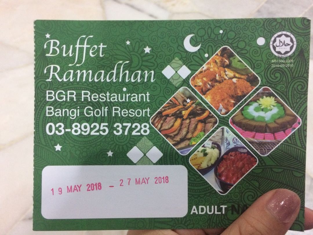 Bangi resort hotel buffet ramadhan