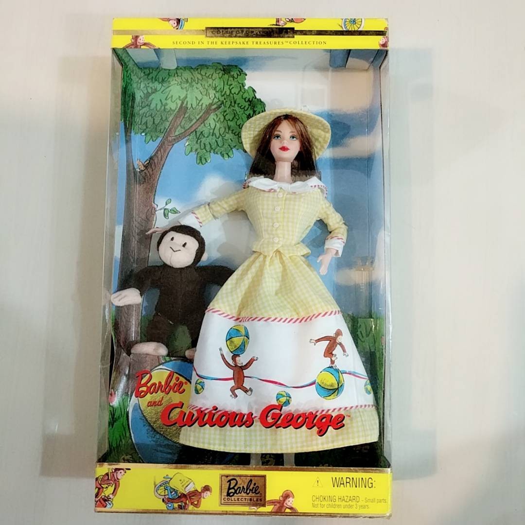 curious george barbie doll value