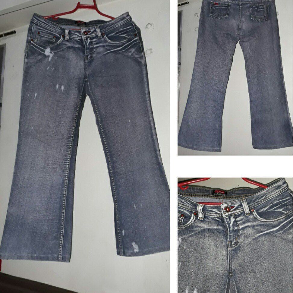 semi patched jeans