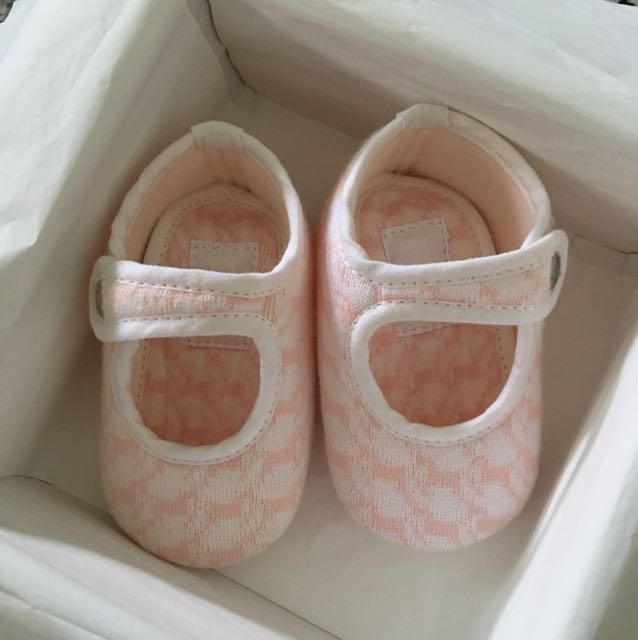 Brand New Hermes Baby Girl Booties With 