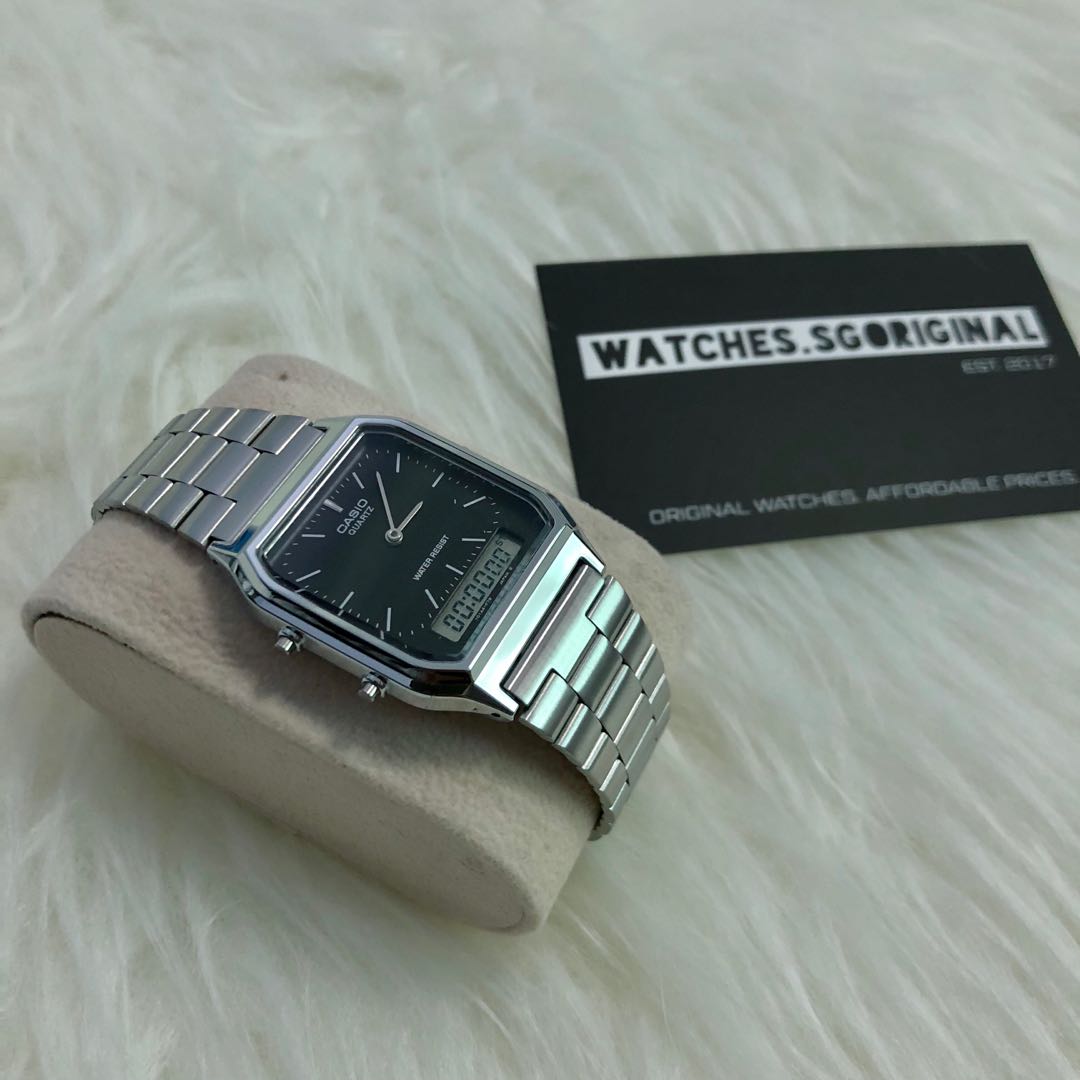 Casio AQ230 Silver Watch, Luxury, Watches on Carousell