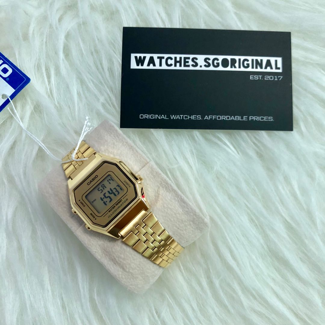 Casio watch gold cheap for women