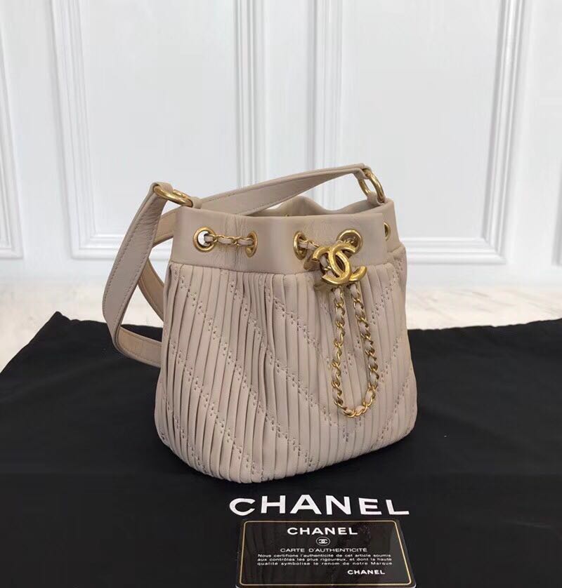 Chanel Drawstring Bag SS 2018