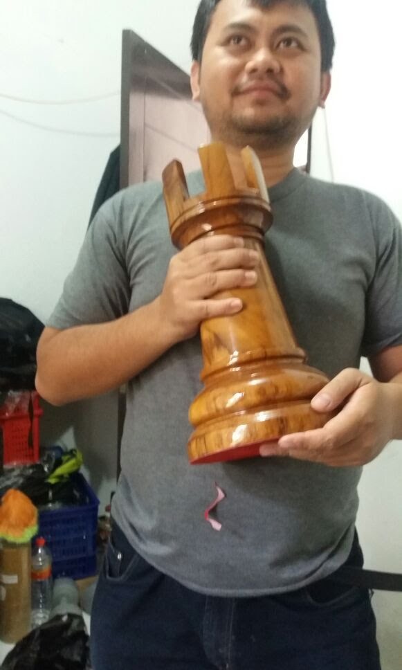 Chess Piece Rook Big 35 cm, Sports Equipment, Sports & Games, Billiards ...