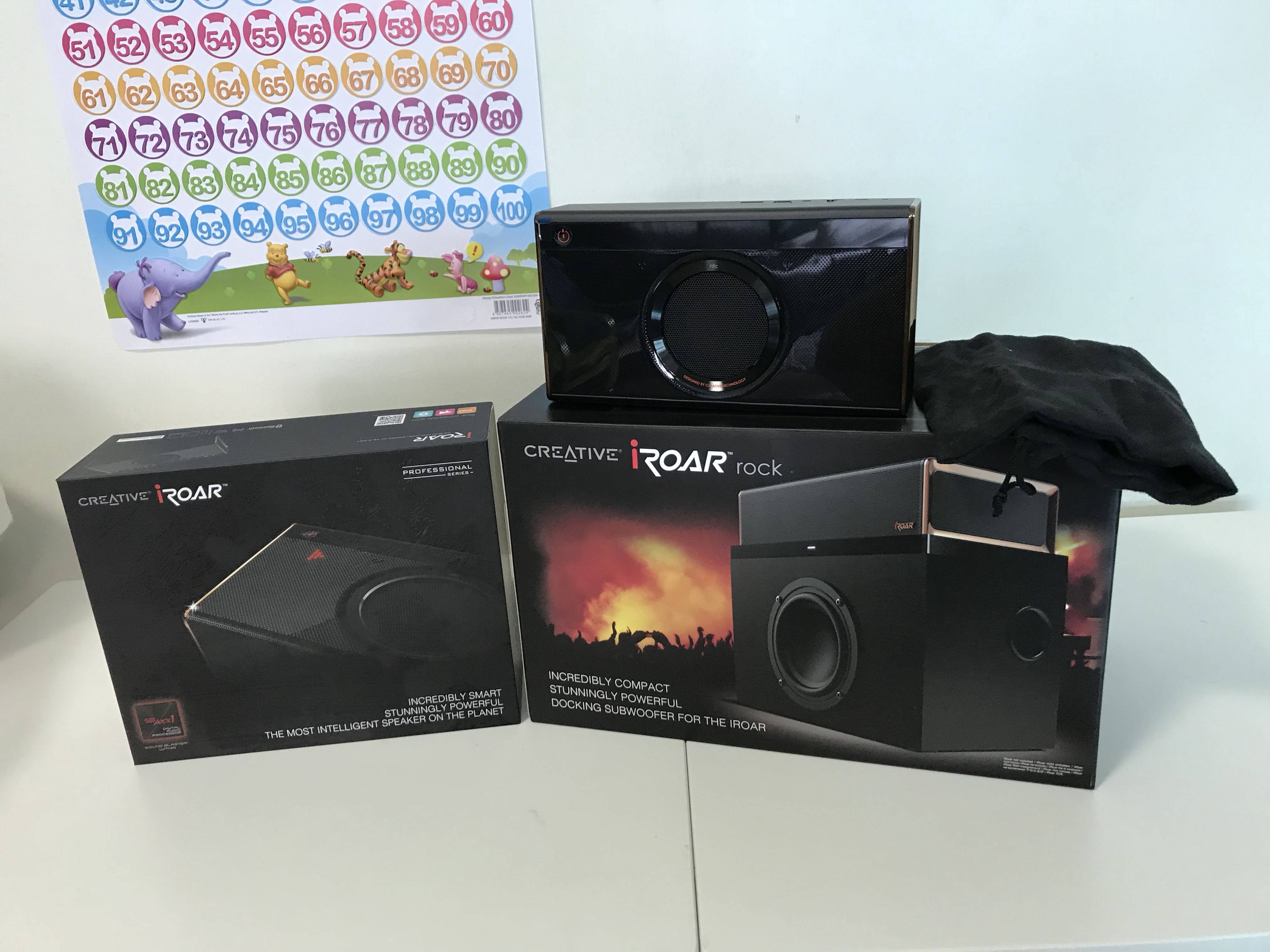 creative iroar rock docking subwoofer