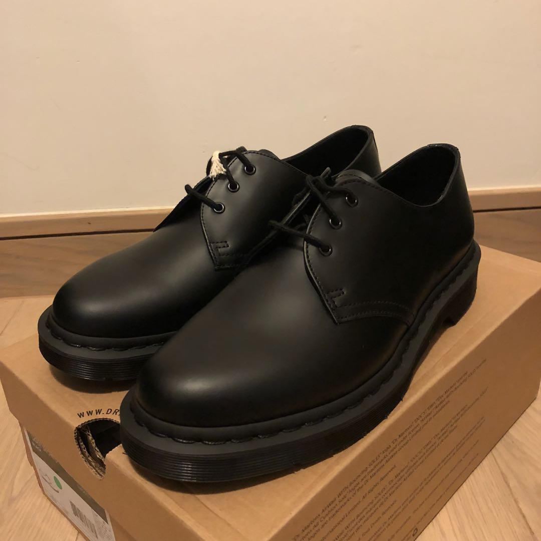 Dr. 1461 Mono Black, 男裝, 西裝鞋- Carousell