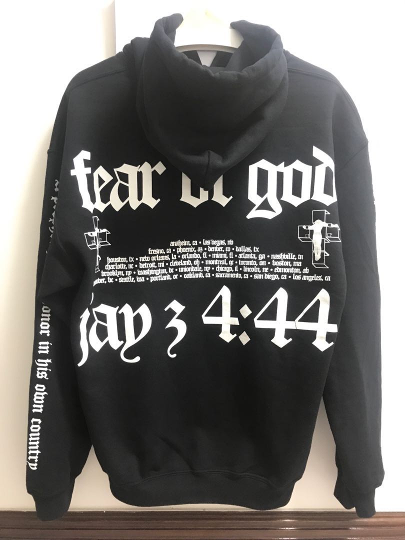 Fear Of God Jay Z Hoodies Long Sleeves Size L