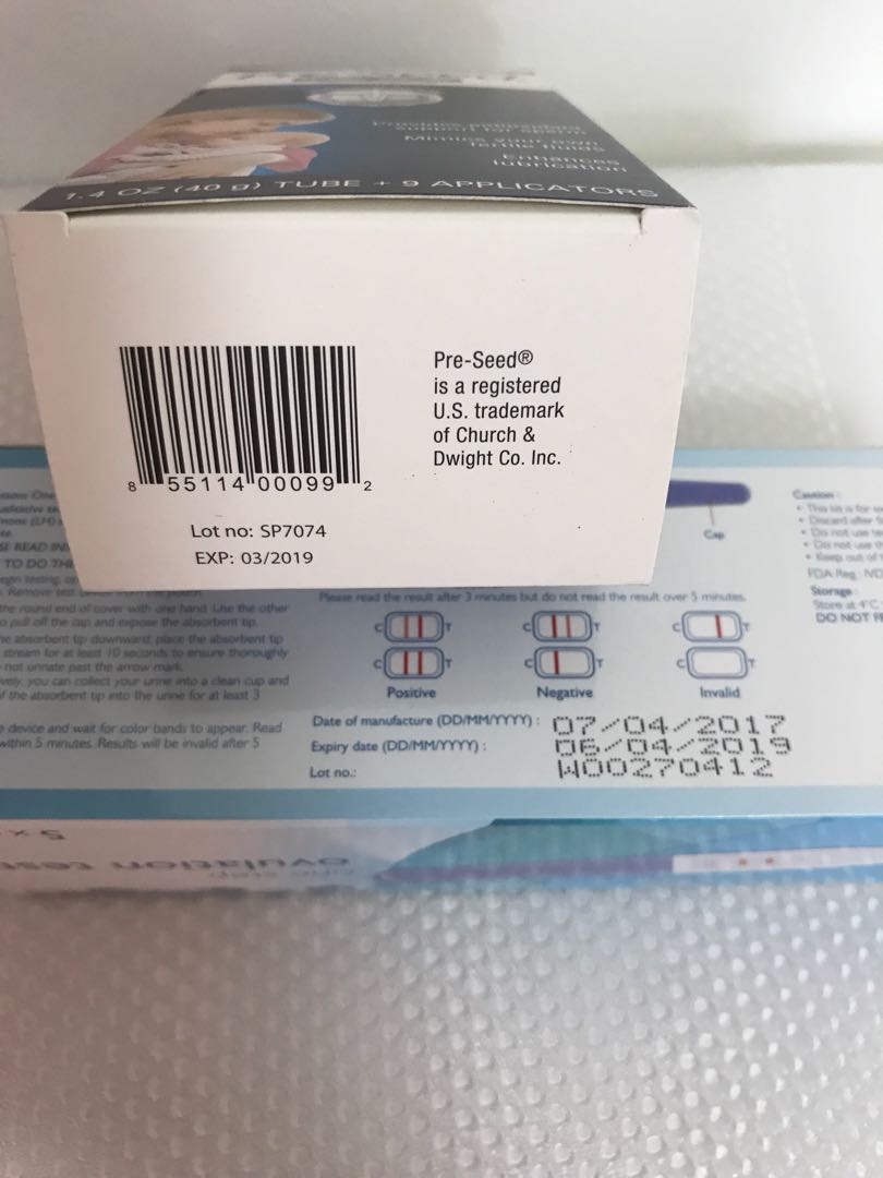 Fertility Friendly lubricant and ovulation test stick, Babies & Kids