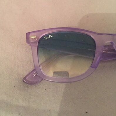 Genuine Ray Ban Wayfarer - Ice POP Grape, Women's Fashion